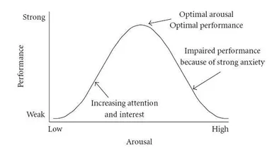 Yerkes Dodson bell curve