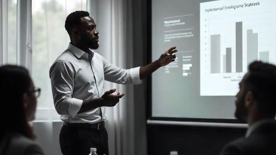 boardroom meeting with charts